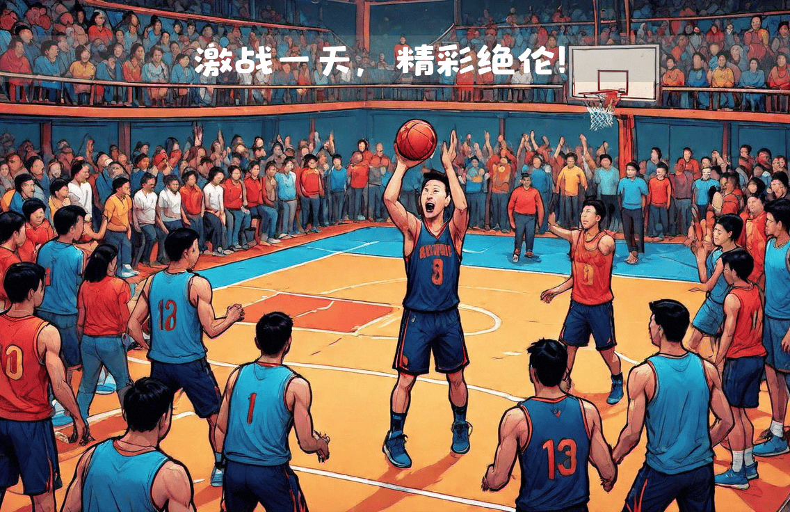 篮球赛事精彩纷呈，每个球员都在全力拼搏的简单介绍